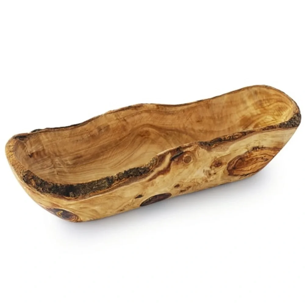 Decorative Wood Serving Bowl - Picture 5 of 9